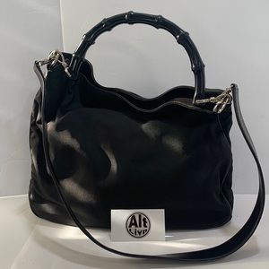 Collectors Like NEW Gucci Bamboo Large Crosbody